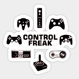 Gamer Control Freak Sticker